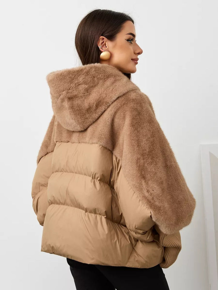 Hooded thermal coat