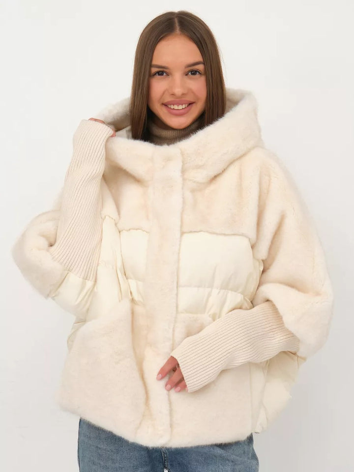 Hooded thermal coat