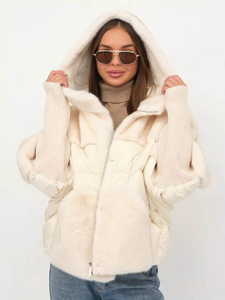 Hooded thermal coat