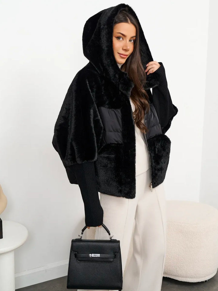 Hooded thermal coat