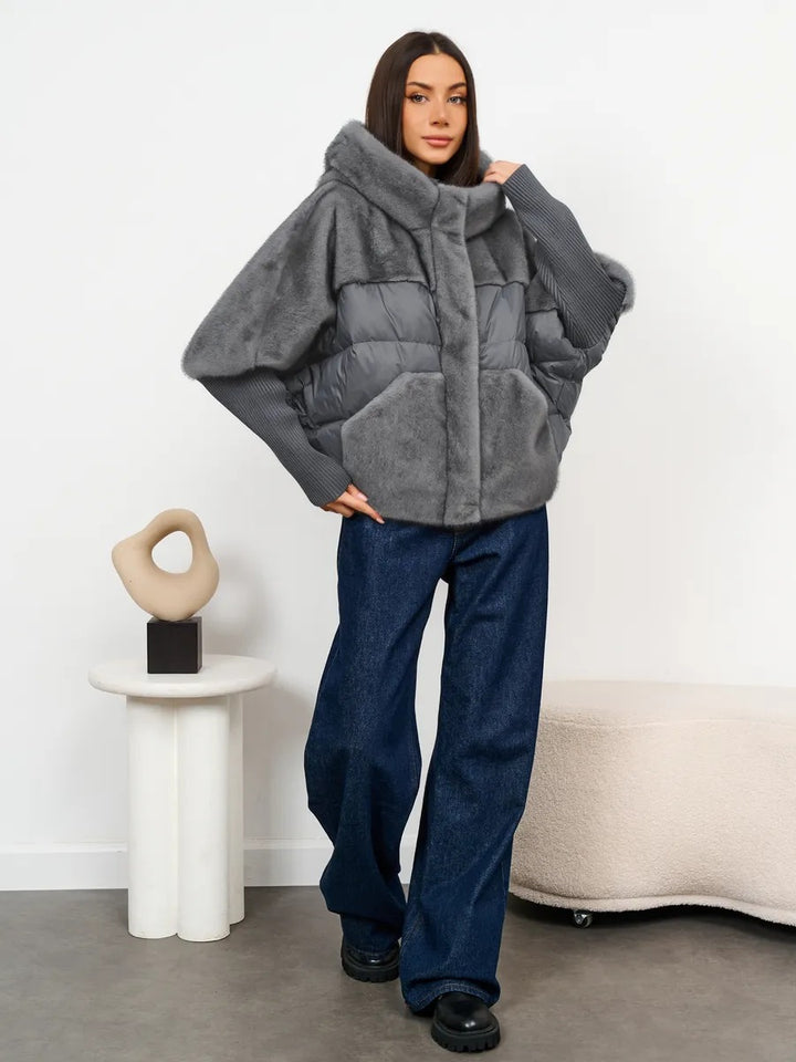 Hooded thermal coat