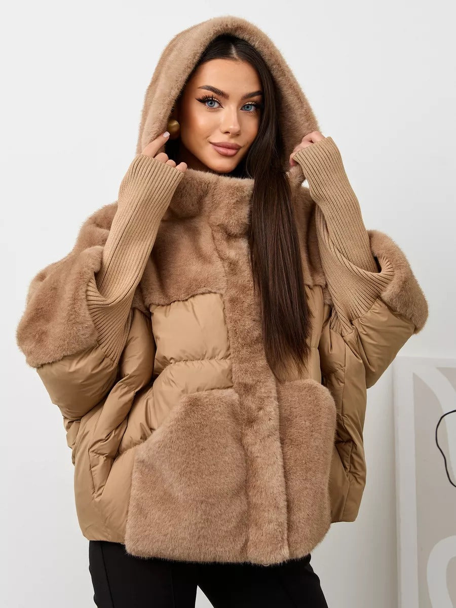 Hooded thermal coat