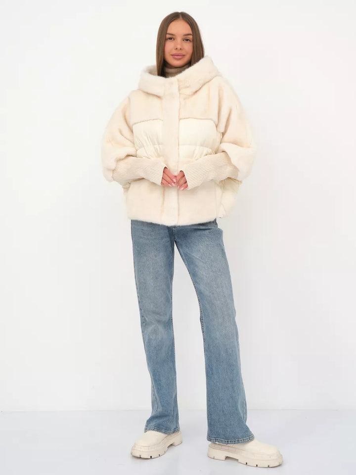 Hooded thermal coat