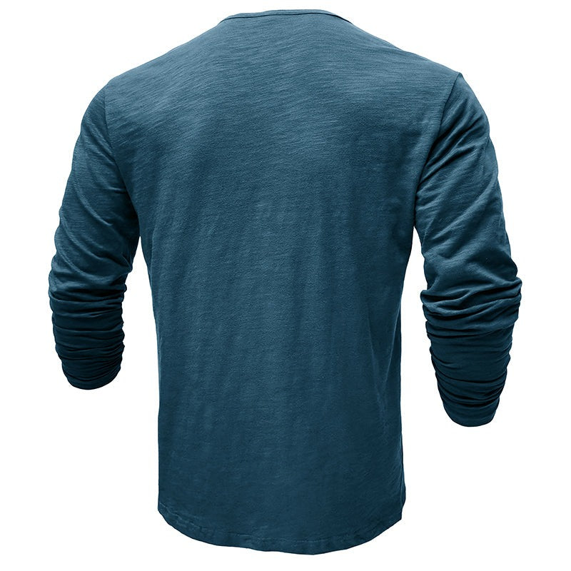 T-shirt en coton à manches longues