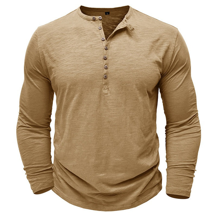 T-shirt en coton à manches longues