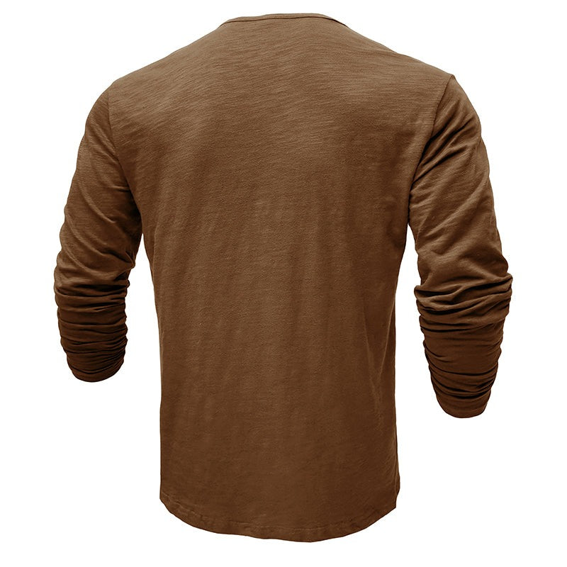 T-shirt en coton à manches longues