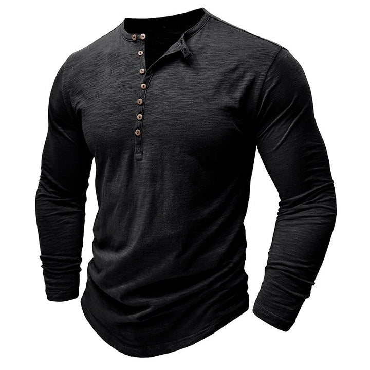 T-shirt en coton à manches longues