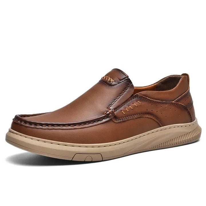 Mocassin en cuir de vachette