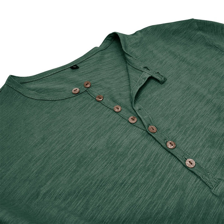 T-shirt en coton à manches longues