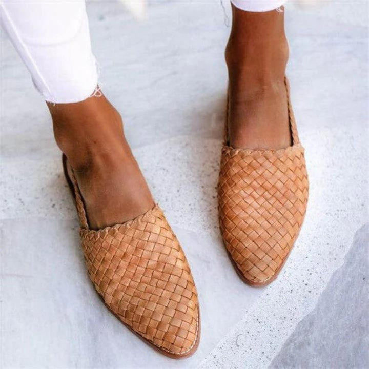 Chic Stoff-Pumps mit Fersenriemen
