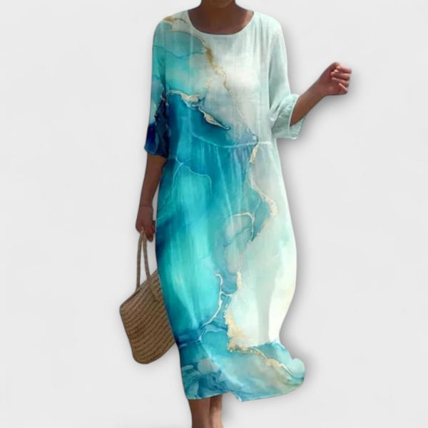 Miranda - Robe longue florale élégante