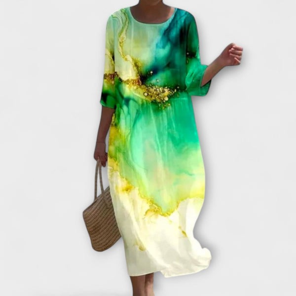 Miranda - Robe longue florale élégante