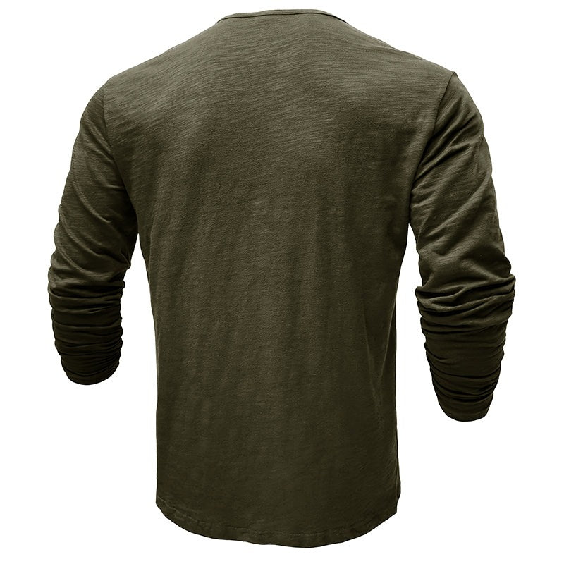T-shirt en coton à manches longues