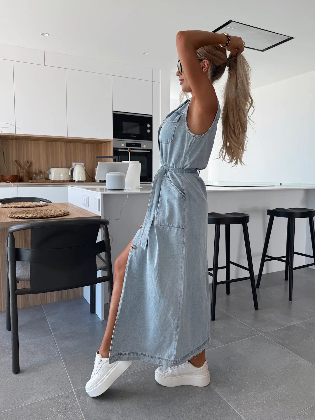 Luisa | Abito lungo in denim