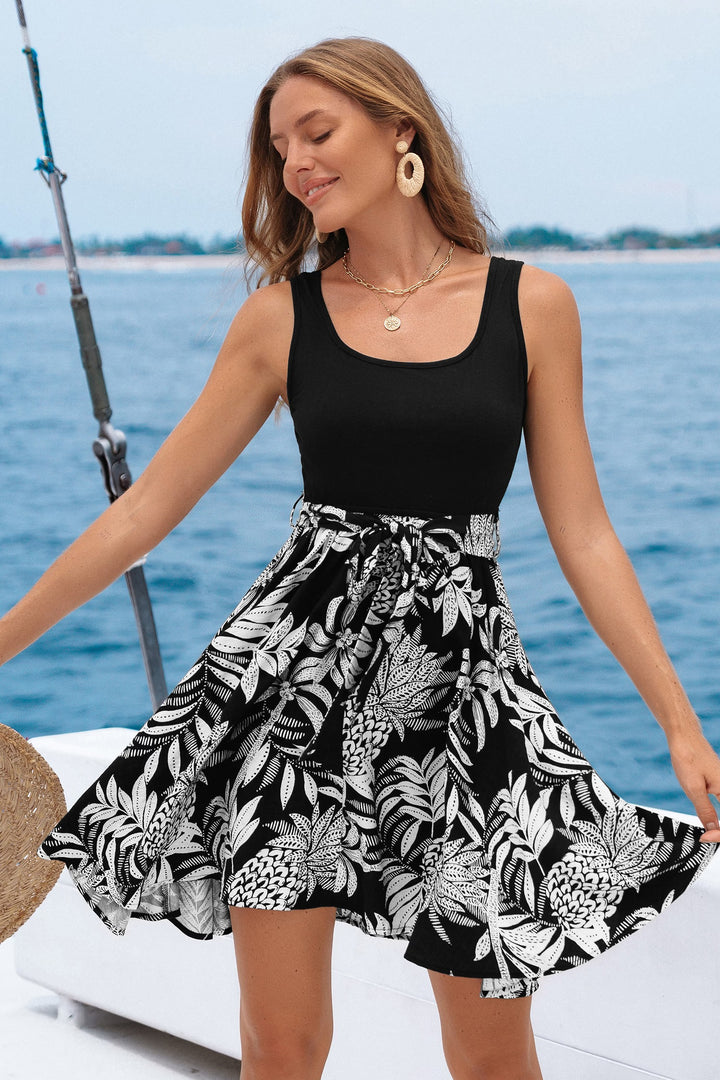 Mini-robe tropicale Sunset Escape