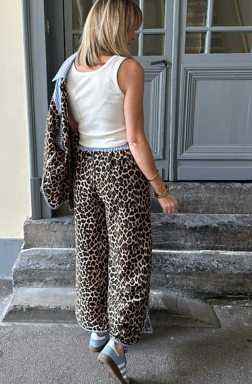 Ensemble fluide léopard