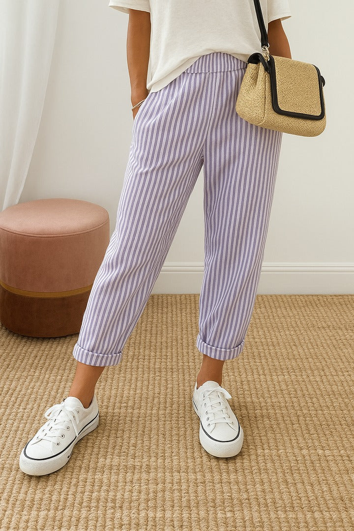 Pantaloni a righe Lore