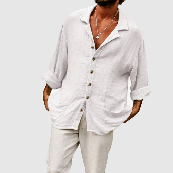 Camicia in lino Felix Grant