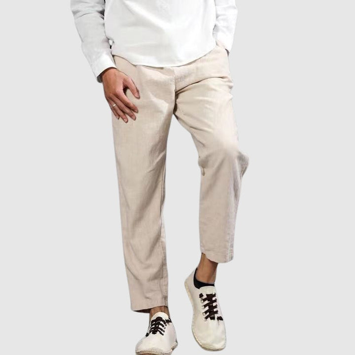 Pantalon en lin Harbor de Lorenzo Vitali