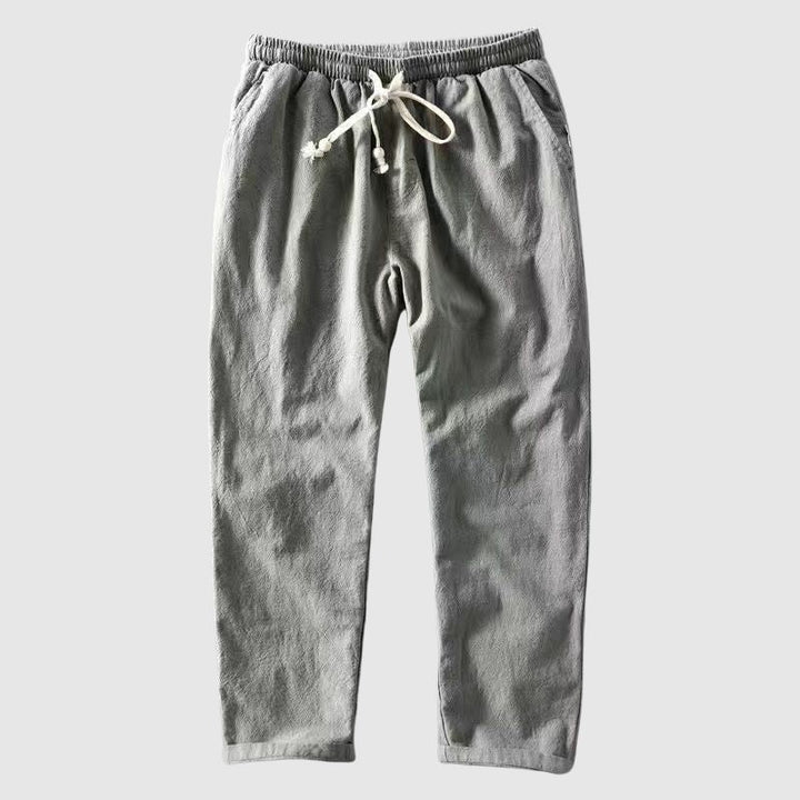 Pantalon en lin Harbor de Lorenzo Vitali