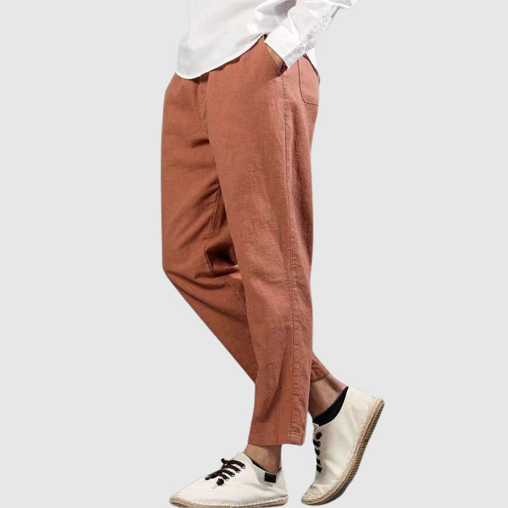 Pantalon en lin Harbor de Lorenzo Vitali