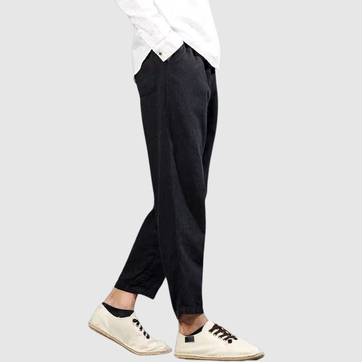 Pantalon en lin Harbor de Lorenzo Vitali