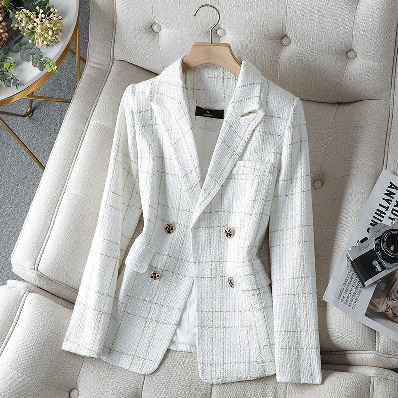 BLAZER À CARREAUX CELINA