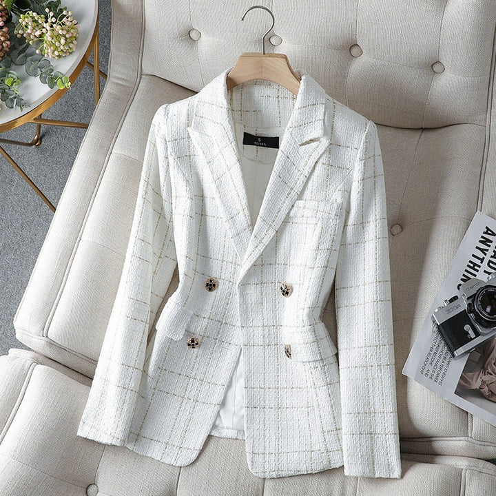 BLAZER À CARREAUX CELINA