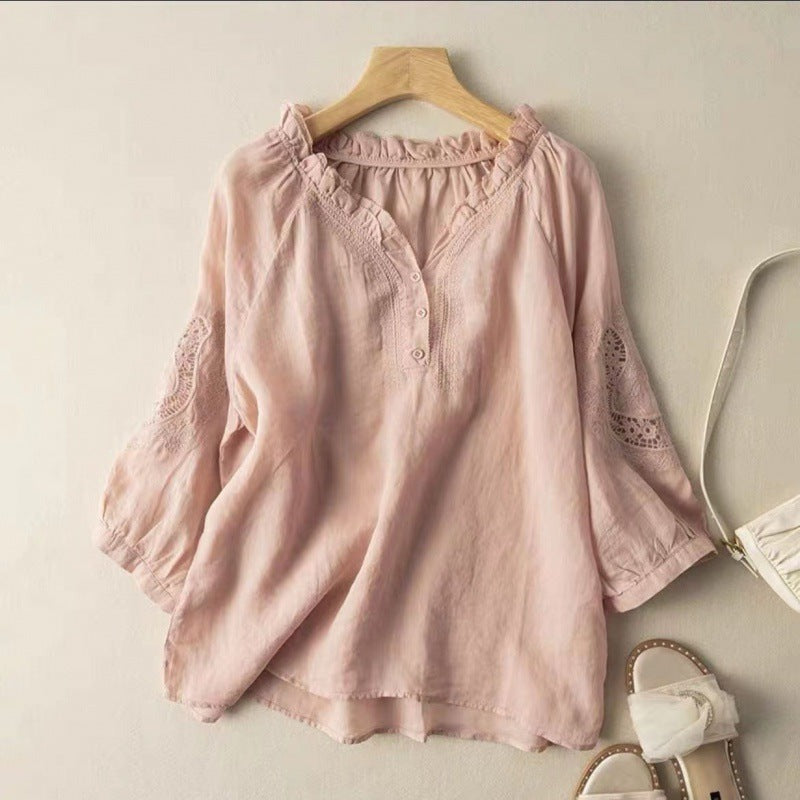 BLOUSE EN LIN NATALIA