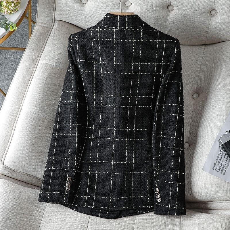 BLAZER À CARREAUX CELINA