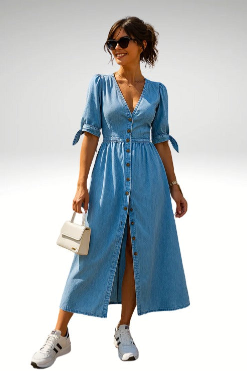 Amélia - Elegante abito in denim