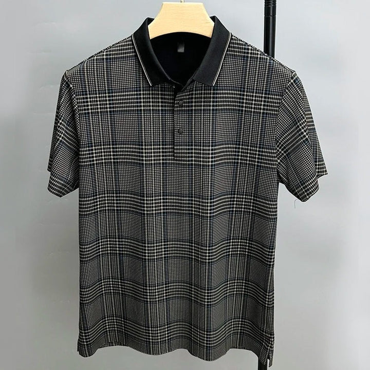 T-shirt a quadri metropolitani