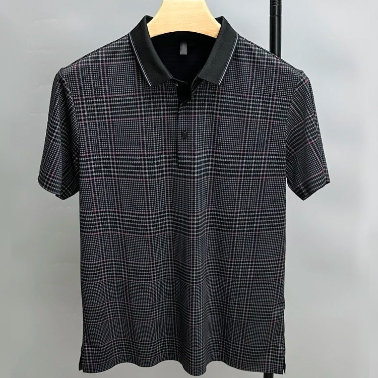 T-shirt a quadri metropolitani