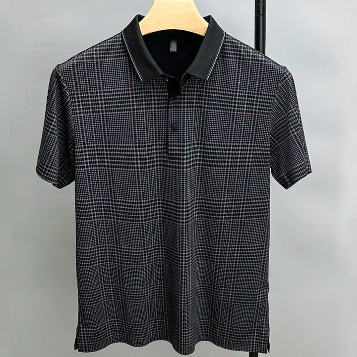 T-shirt a quadri metropolitani