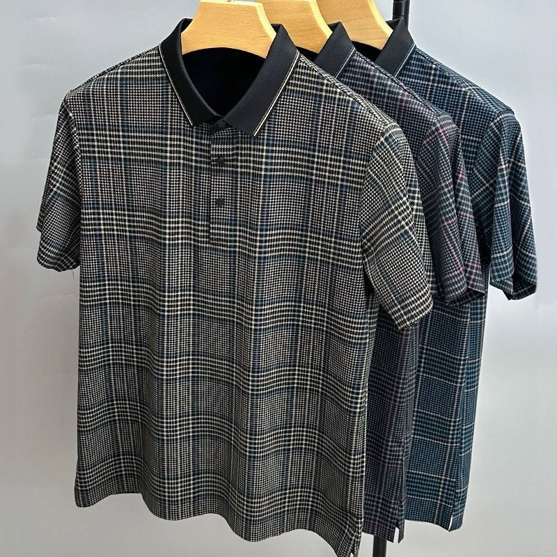 T-shirt a quadri metropolitani