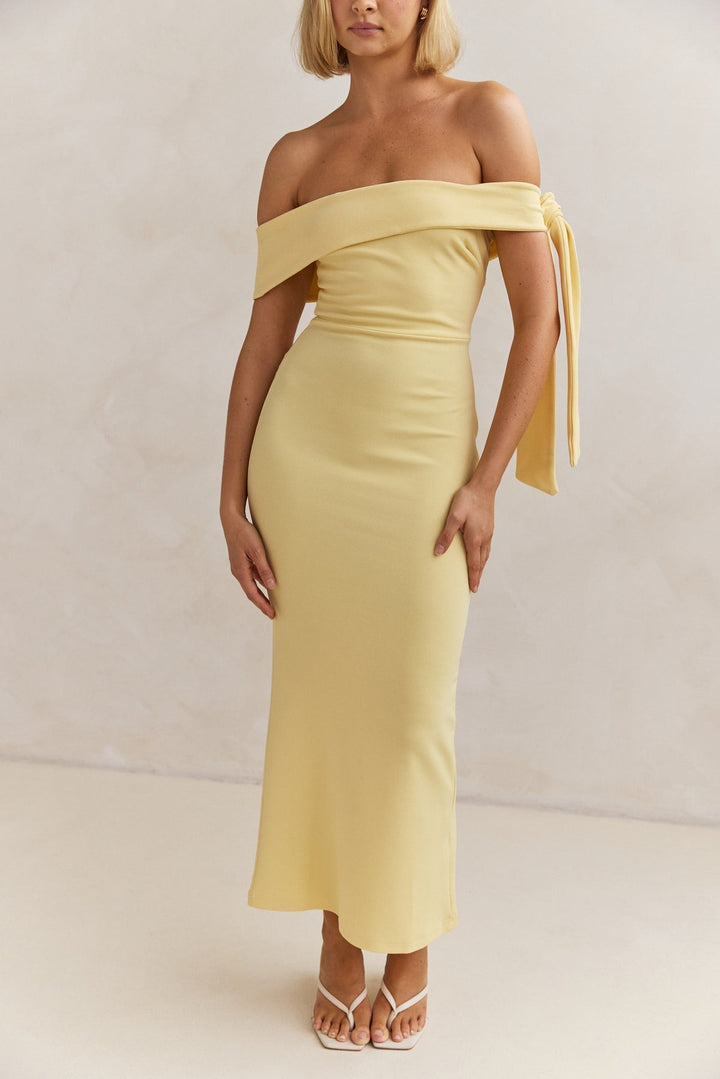 Robe longue extensible ajustée