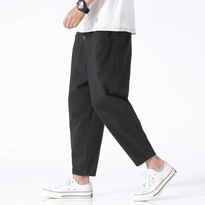 Pantalone corto urbano in cotone
