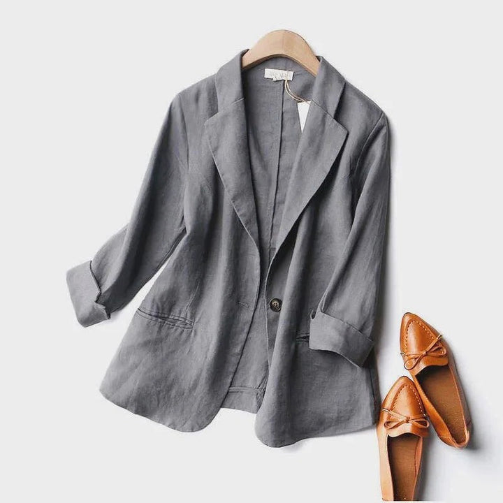 BLAZER EN LIN ALENA
