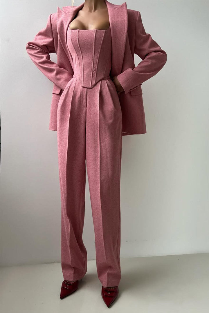 Dolce™ - Completo tre pezzi con blazer doppiopetto