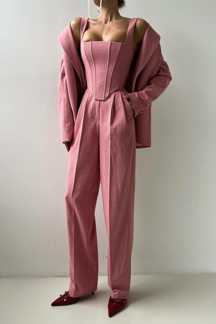 Dolce™ - Completo tre pezzi con blazer doppiopetto