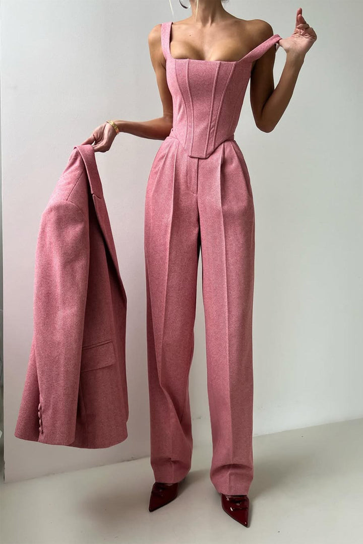 Dolce™ - Completo tre pezzi con blazer doppiopetto