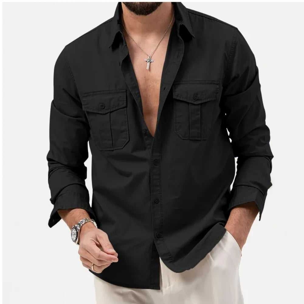 Chemise tactique boutonnée