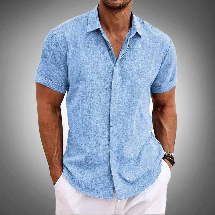 Camicia in lino tropicale