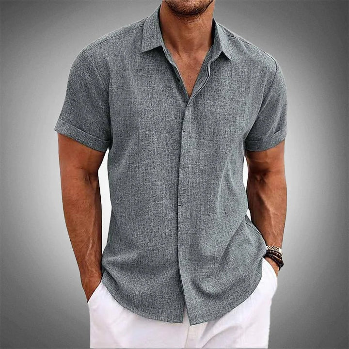 Camicia in lino tropicale