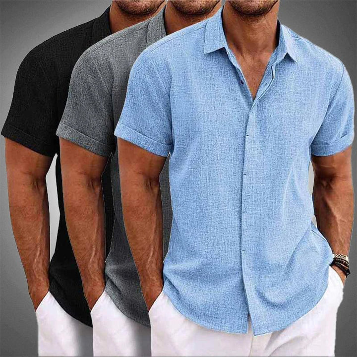 Camicia in lino tropicale