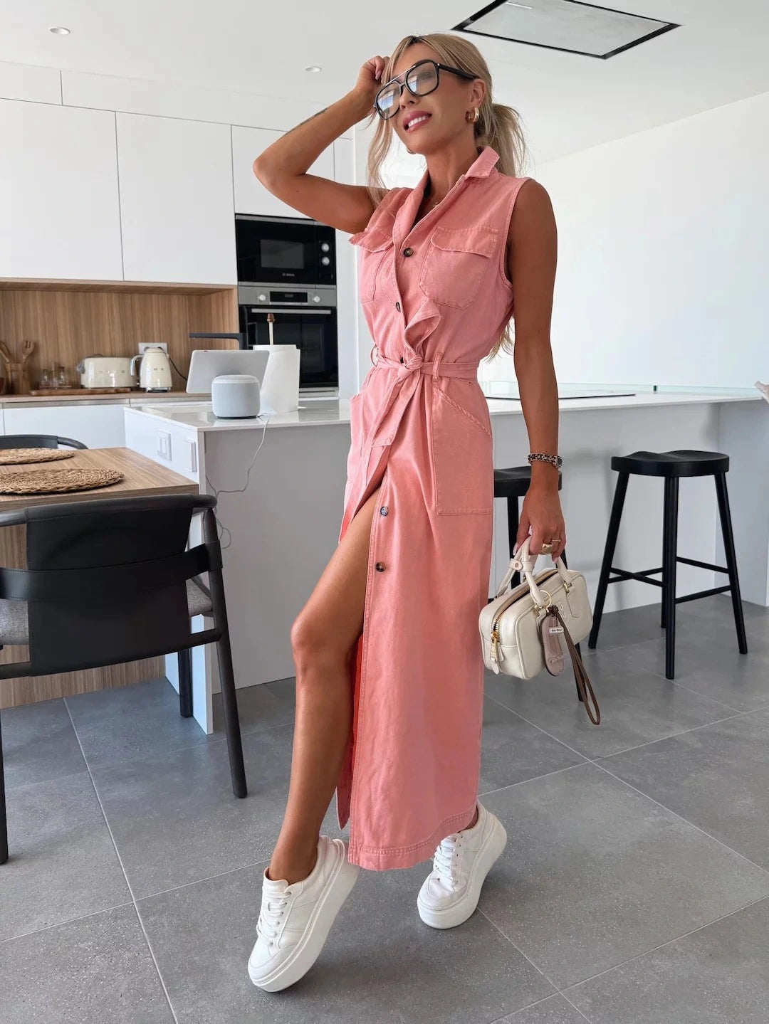 Luisa | Abito lungo in denim