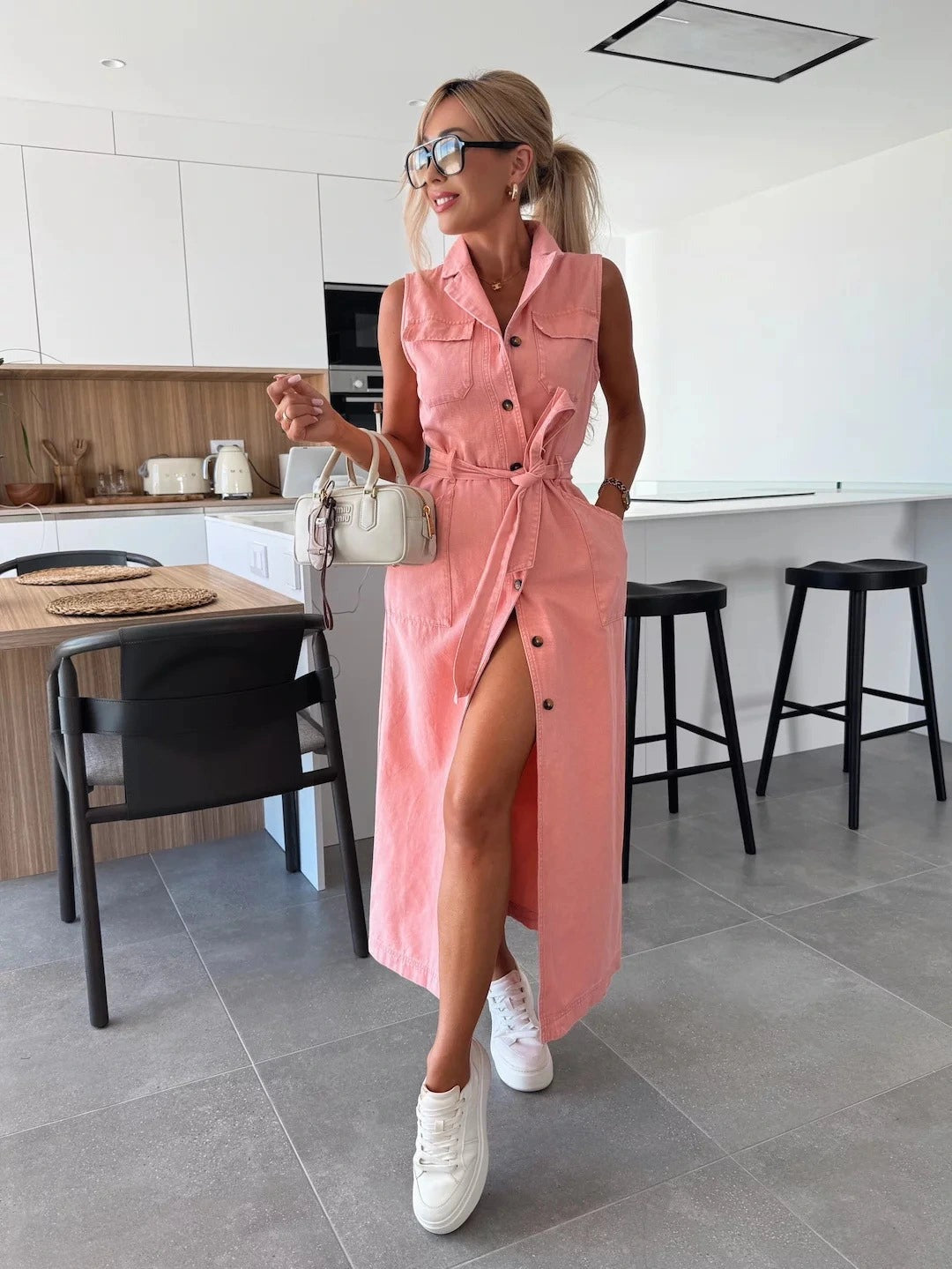 Luisa | Abito lungo in denim