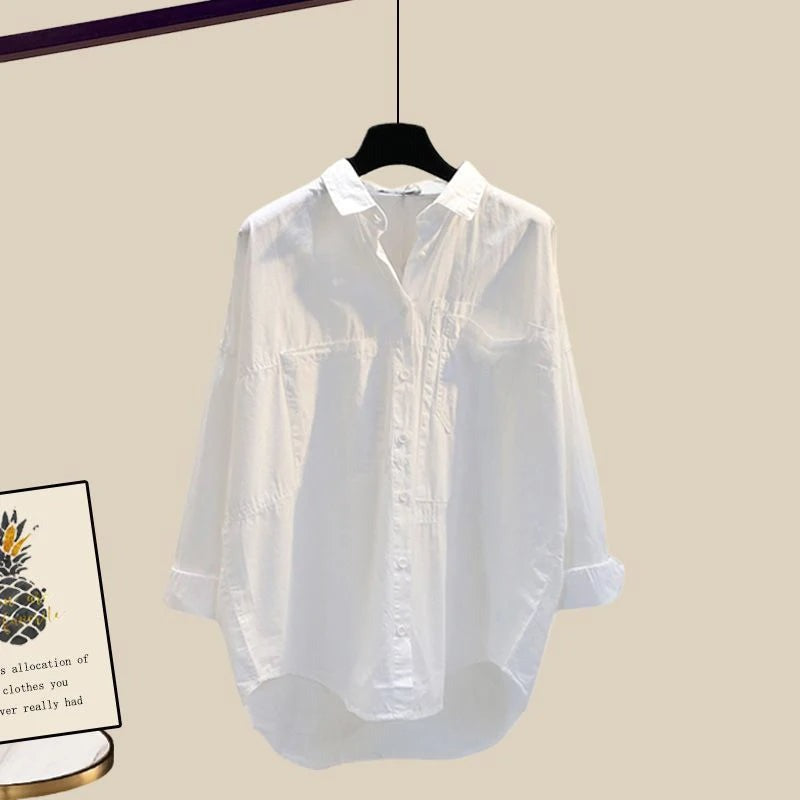 Soft and comfortable three-piece long sleeve set