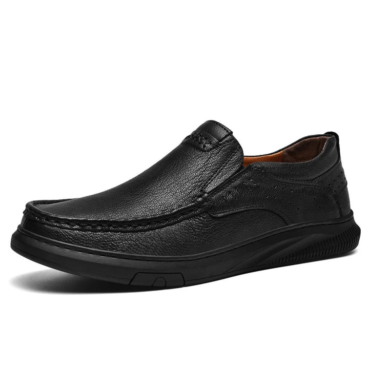 Mocassin en cuir de vachette